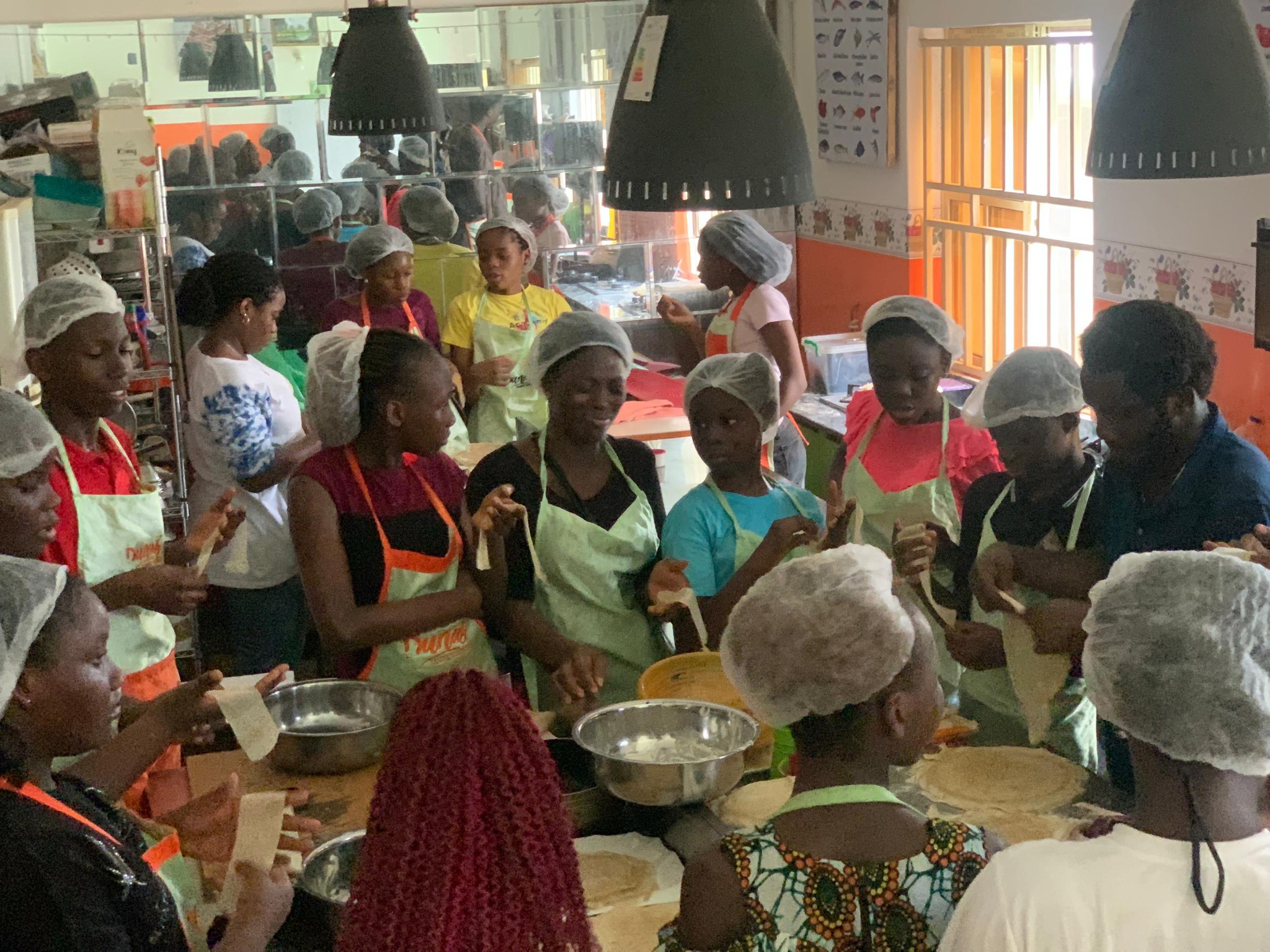 Inside the training kitchen — photograph 1